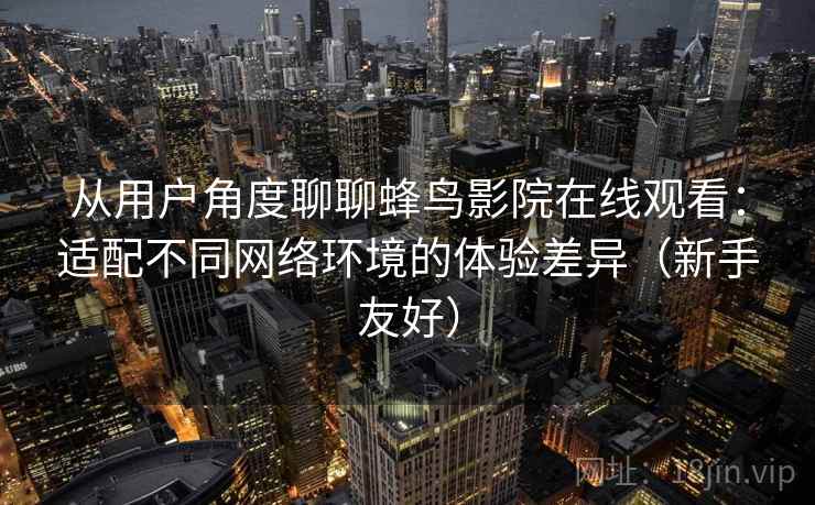 从用户角度聊聊蜂鸟影院在线观看：适配不同网络环境的体验差异（新手友好）
